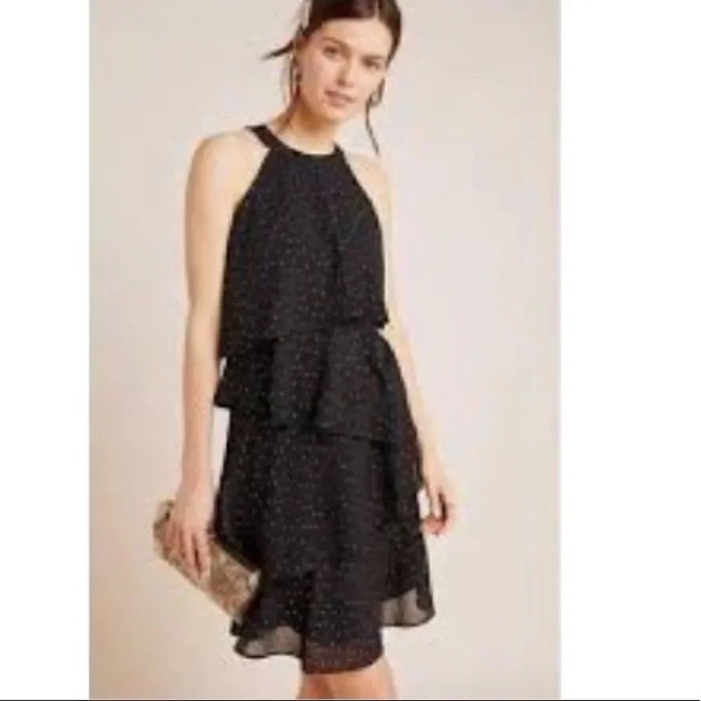Anthropologie Ro & De Tallie Tiered Dress